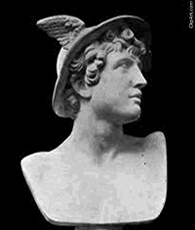 Hermes, filho de Zeus e da ninfa Maia